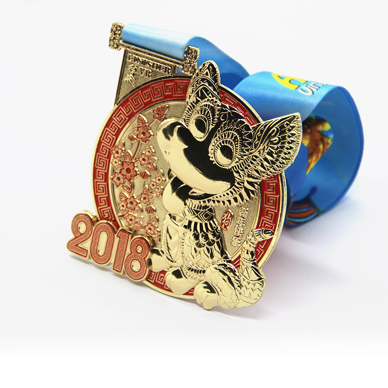 Wholesale custom cheap hollow shiny blanks souvenir marathon gold medal
