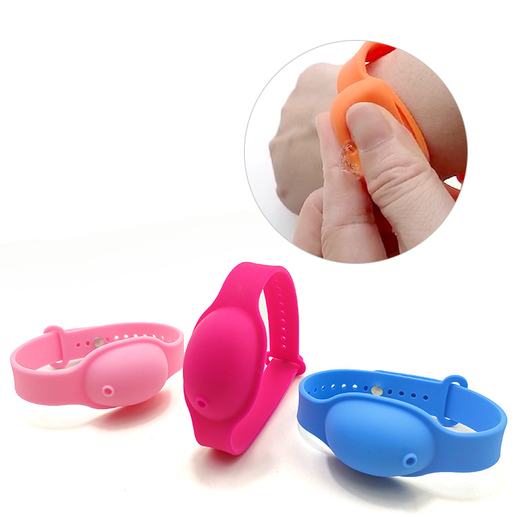 Hot product silicone rubber hand sanitizer wristband spray