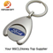 Metal Foldable Shopping Cart Trolley Coin Keychain Keyring