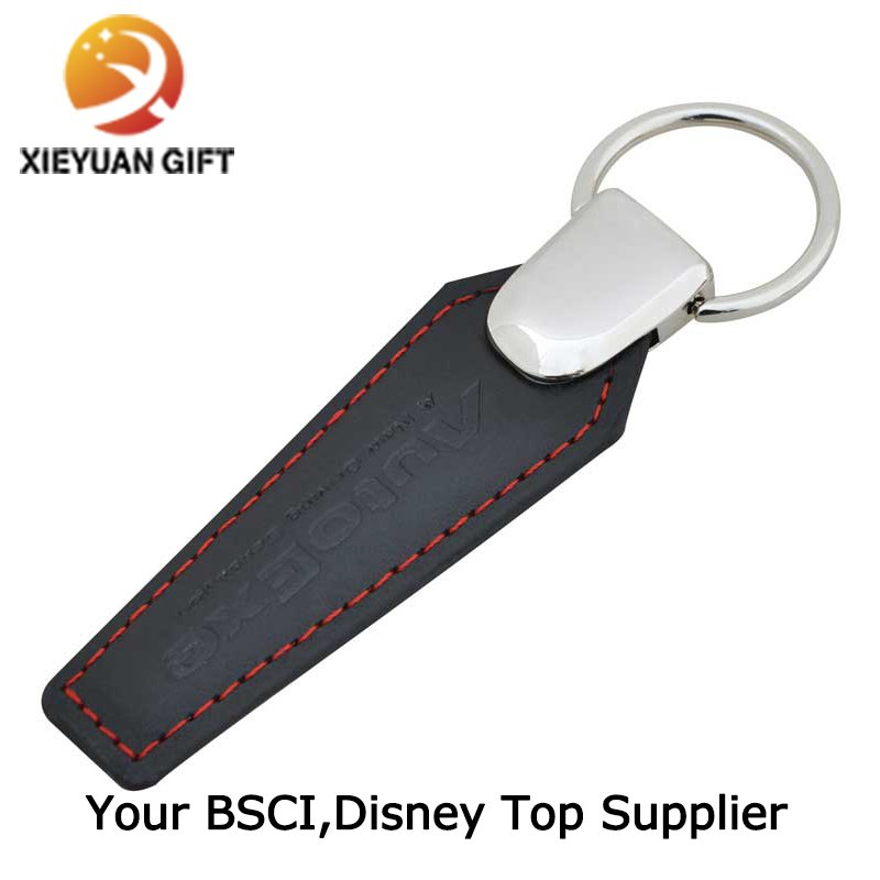 New Products 2016 Leather Metal Keychain