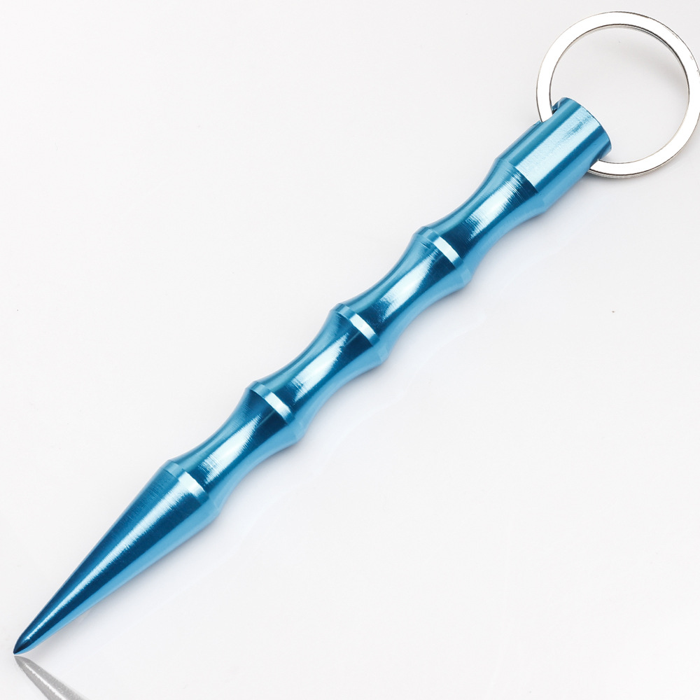 Custom Aluminum Stick Guard Against Self-defence Female Male Key Chain