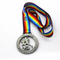 High quality Metal antique silver 3D Marathon sports medal