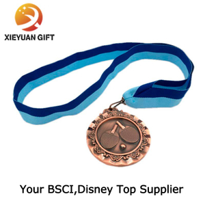 Beautiful High Quality Silk Screen Ribbon Medal Sport