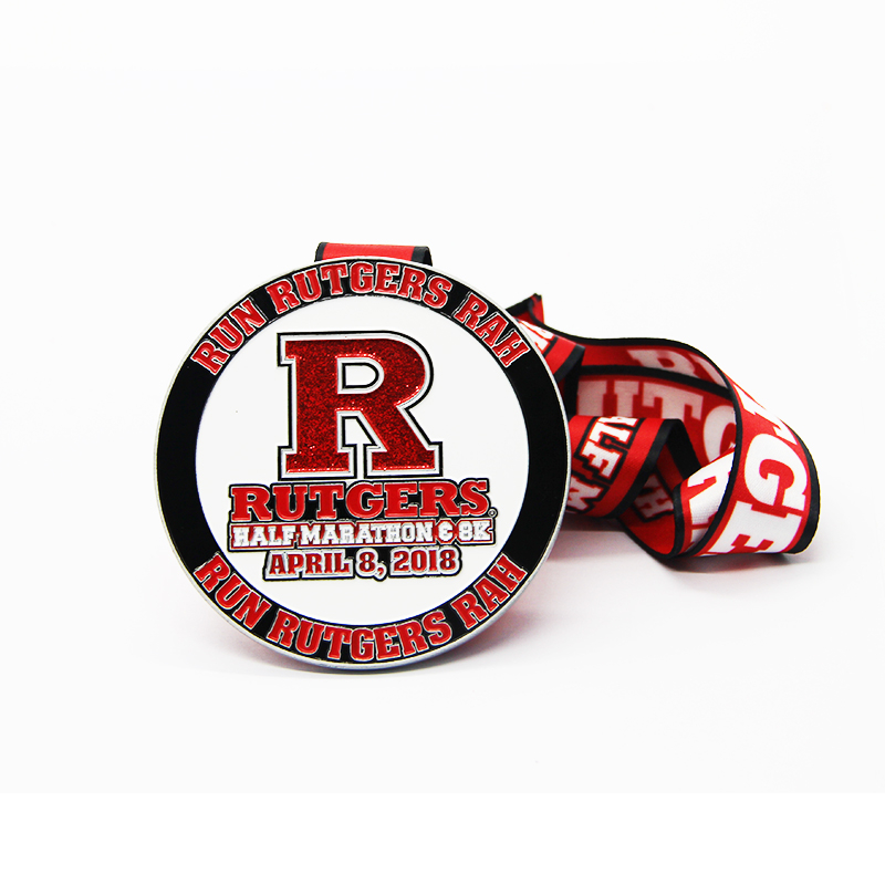 China Factory Product Custom 3D Engraved soft enamel Sport Medals