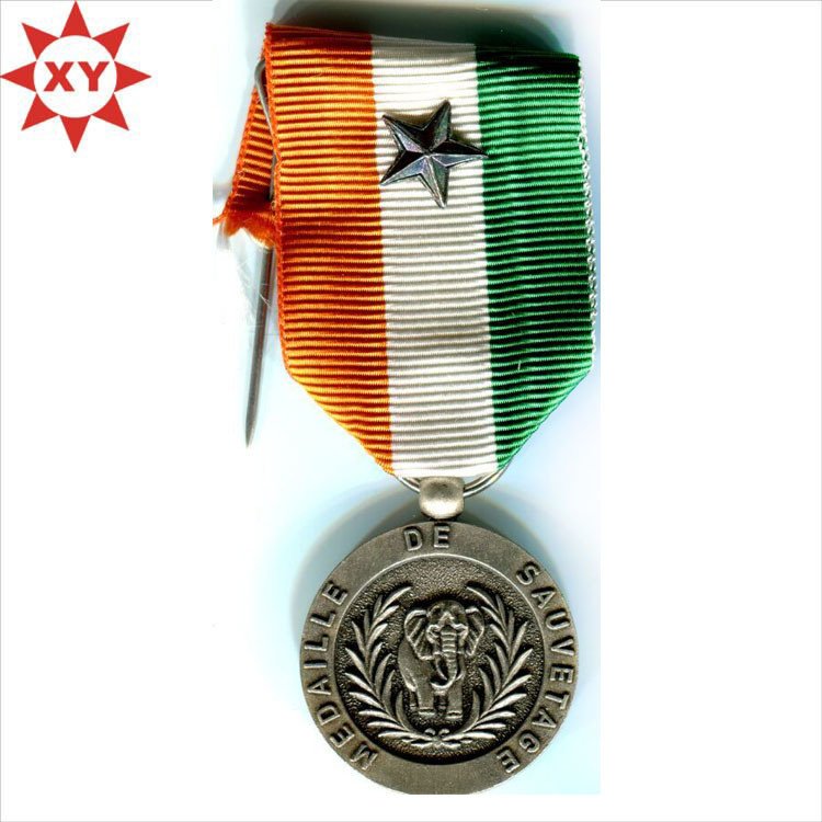 Africa Style Medal with Ribbon for Officer