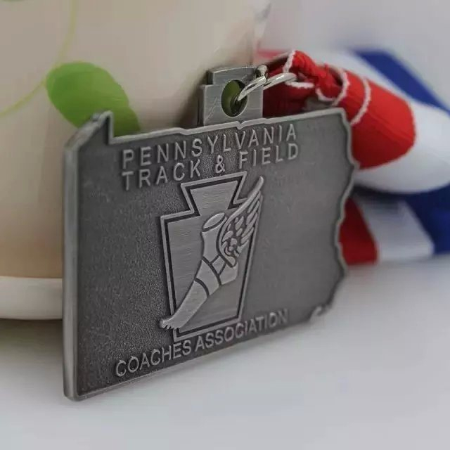 Custom 3D Logo Stand Antique Tin Medals of America