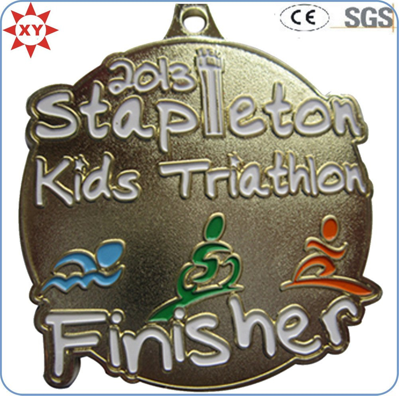Promotion Plated Antique Soft Enamel Medals