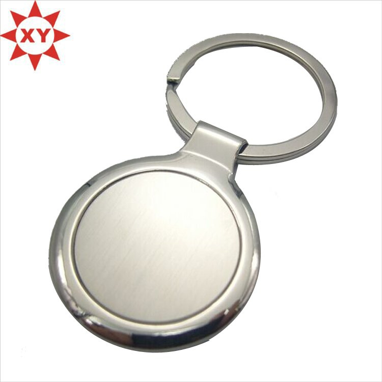 Round Shape Keyholder Stainless Steel with Key Ring (XY-mxl91004)