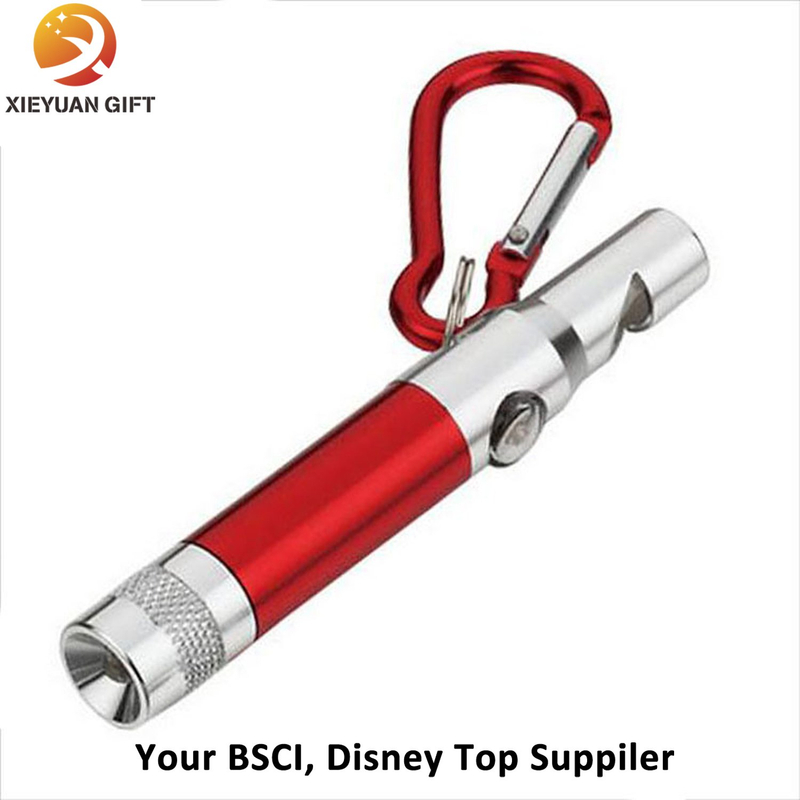 Novetly Custom Aluminum LED Keychain Whistle Wholesale