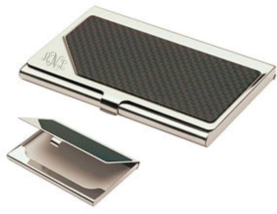 Custom Logo Steel Name Card Case Holder