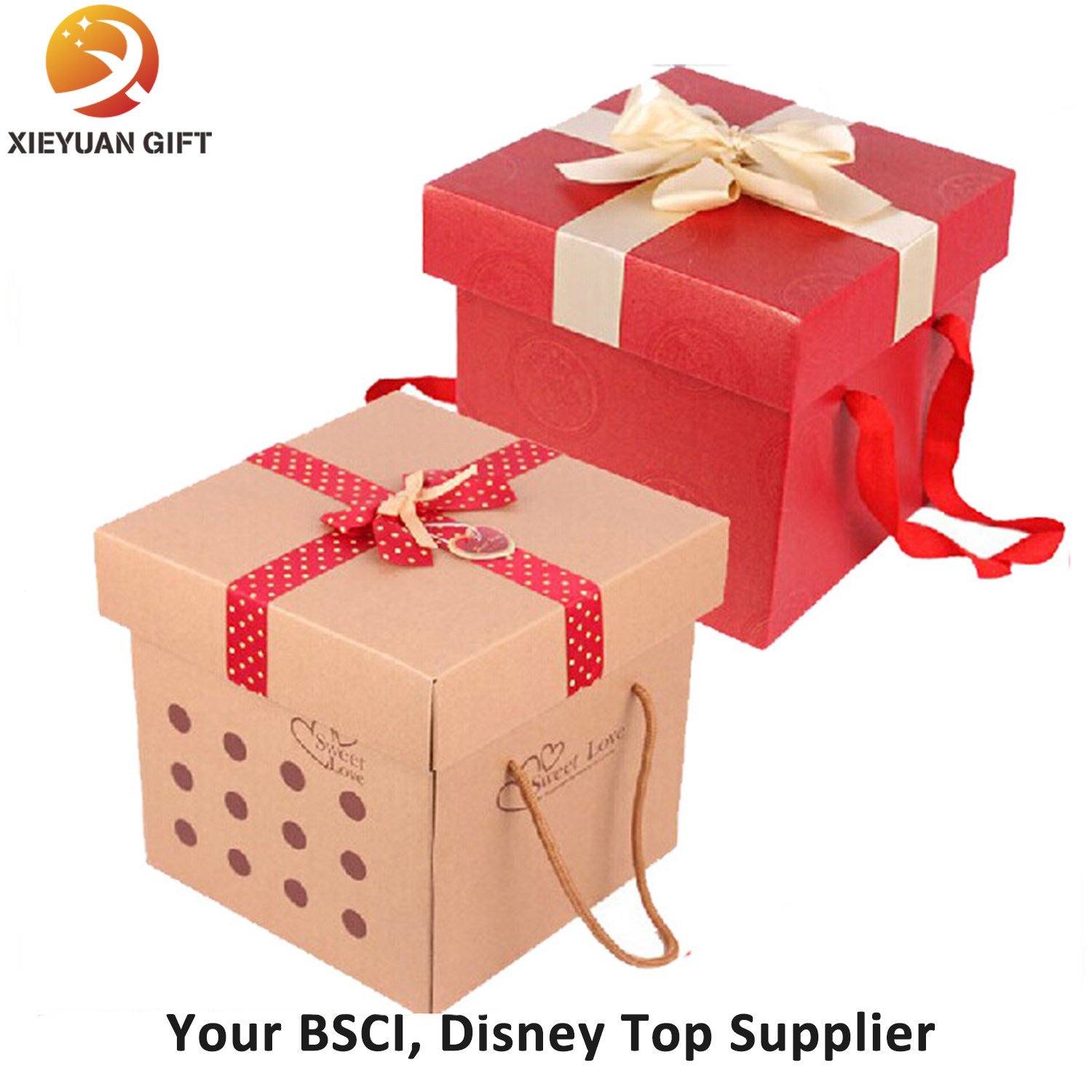 a Set Custom Shopping Gift Paper Bag