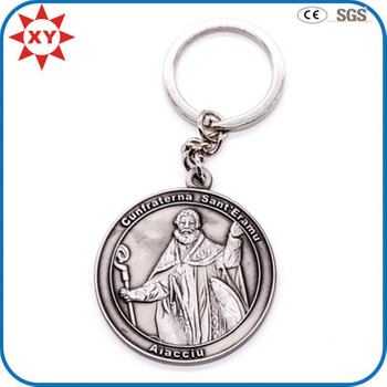 Promotion Custom Logo Metal Souvenir Gift Keychain with SGS Certification