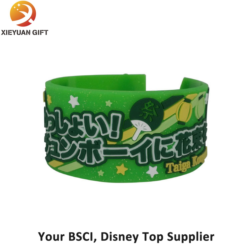 Debossed and Filled Color Bulk Cheap Silicone Wristbands