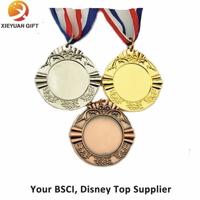 Custom Gold, Silver, Bronze Metal Medal for Award