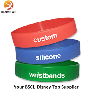 Adult Size Silicone Rubber Bracelet for Gifts