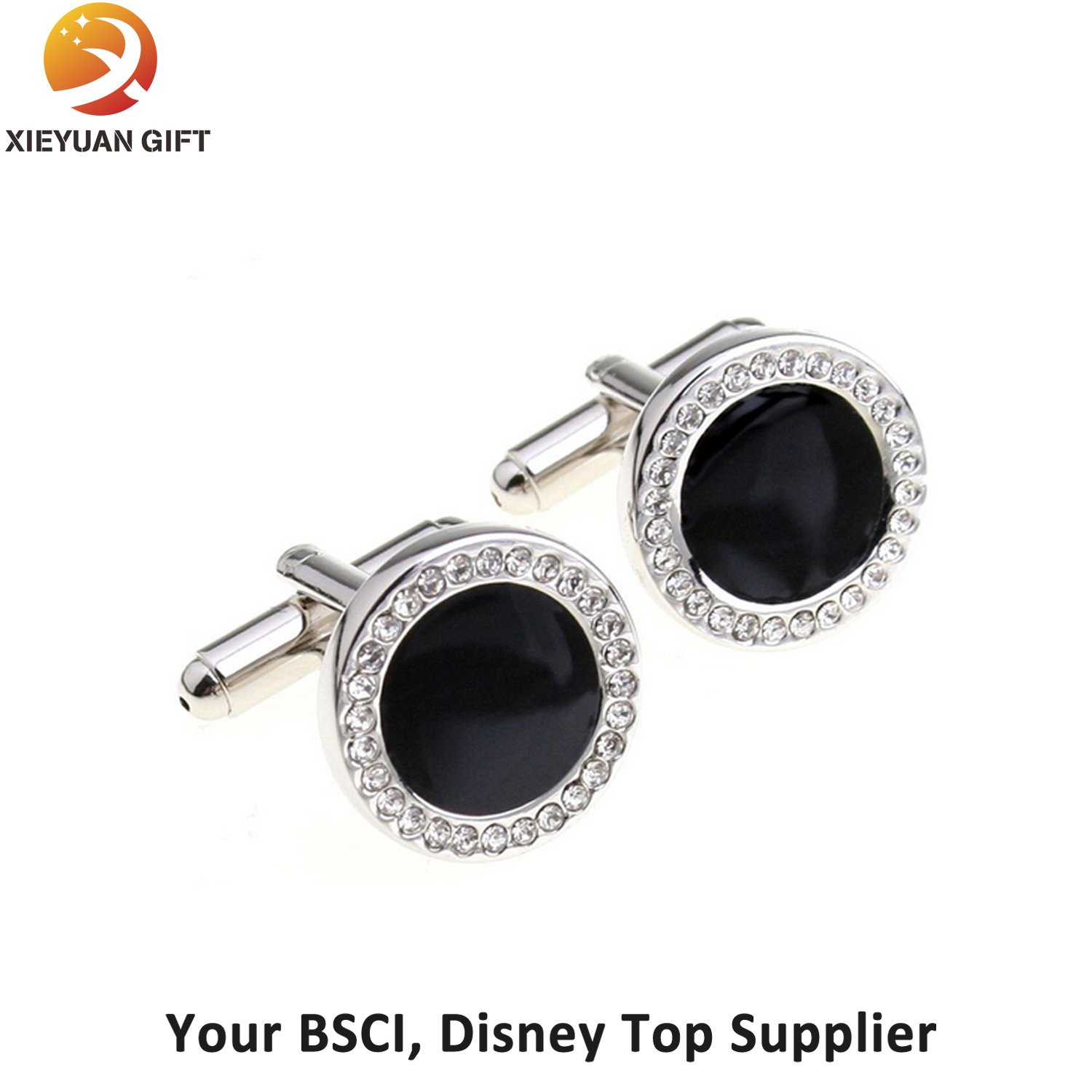 Round Shape Blank Cufflinks for Engraving