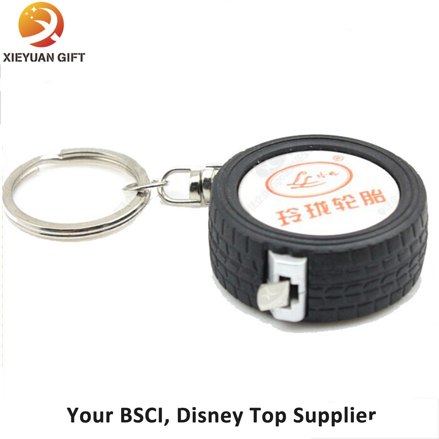 Custom Logo Plastic Ruler Key Chain Factory