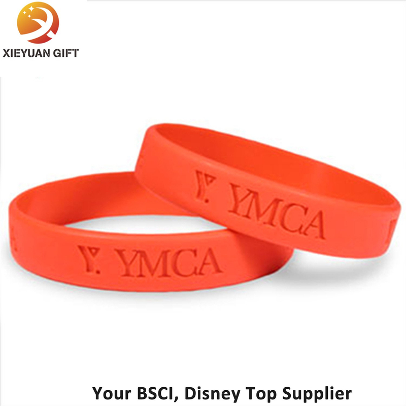 Hot Sale Gifts Red Silicone Wristband Rubber Bracelet