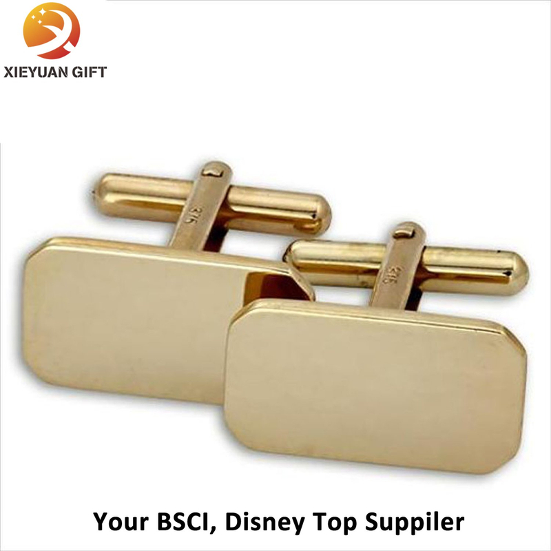 Wholesale Cheap Gold Blank Cufflinks/Cufflinks Manufacture