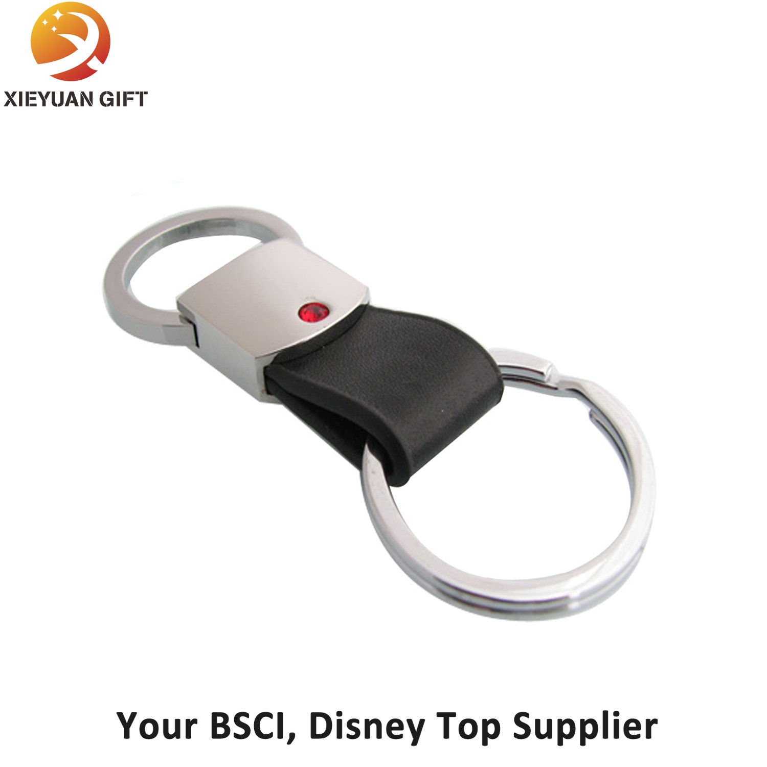 Cheap Custom Design Leather Keychain Wholesale Made in China