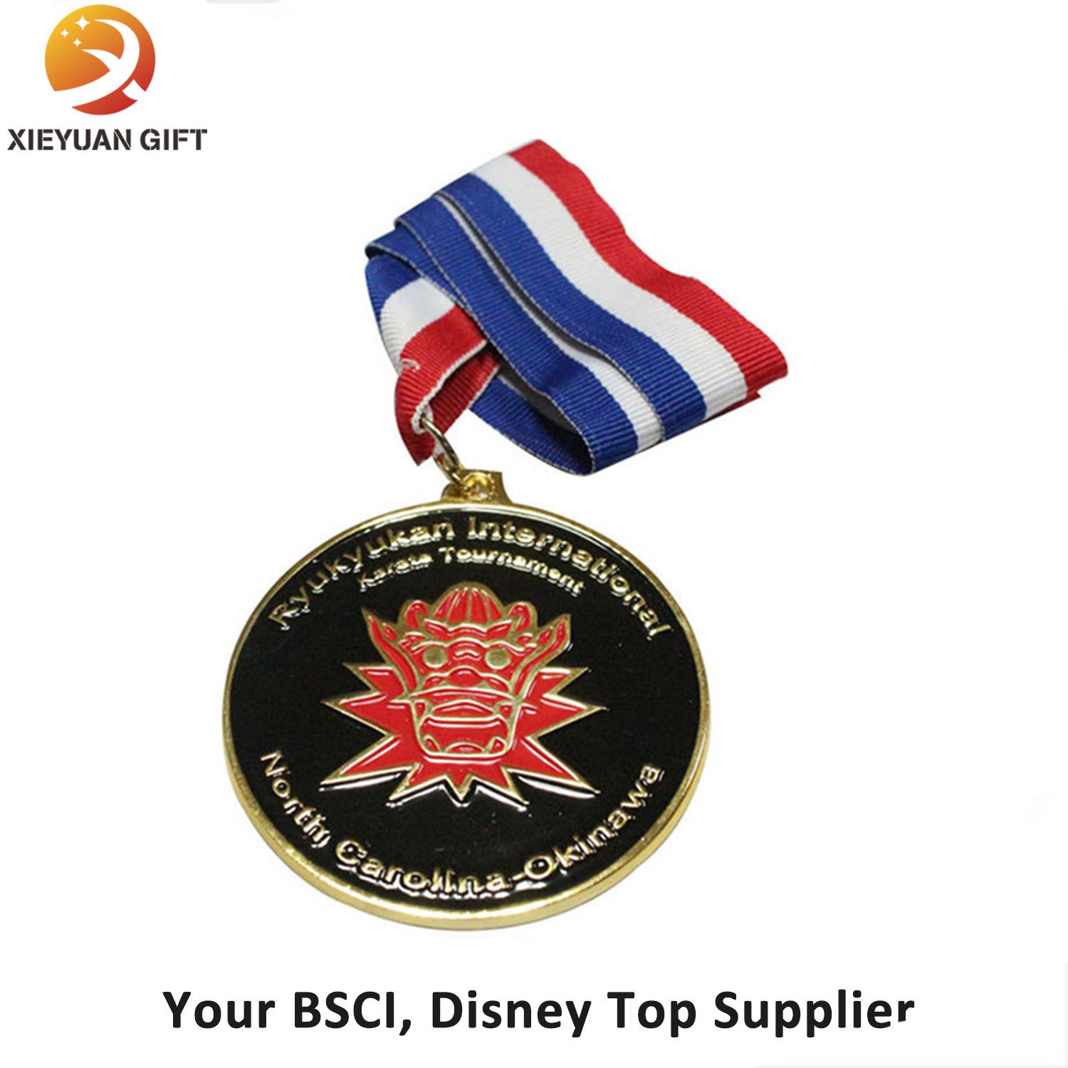 New Products Karate Medals with Epoxy