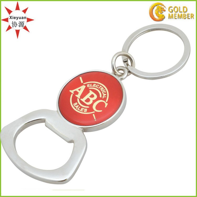 Custom Logo Metal Bottle Opener with Key Rings