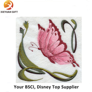 Exquisite Fine Detail Butterfly Embroidery Badge