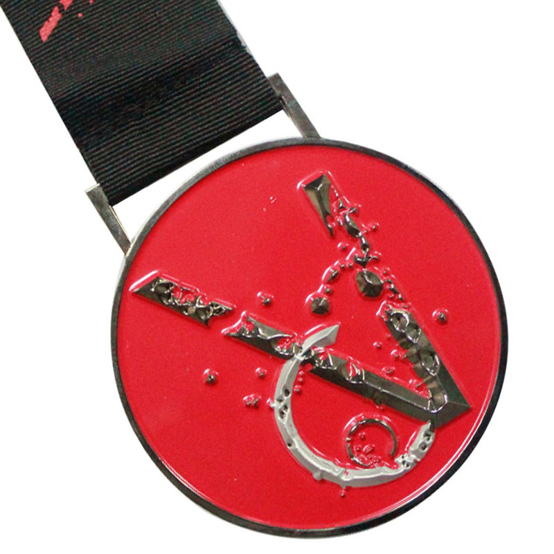2013 Fashion Red Medal Dark Nickle (XY-JP1039)
