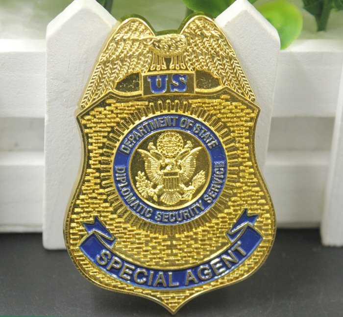 High Quality Eagle Metal Police Pin Badge