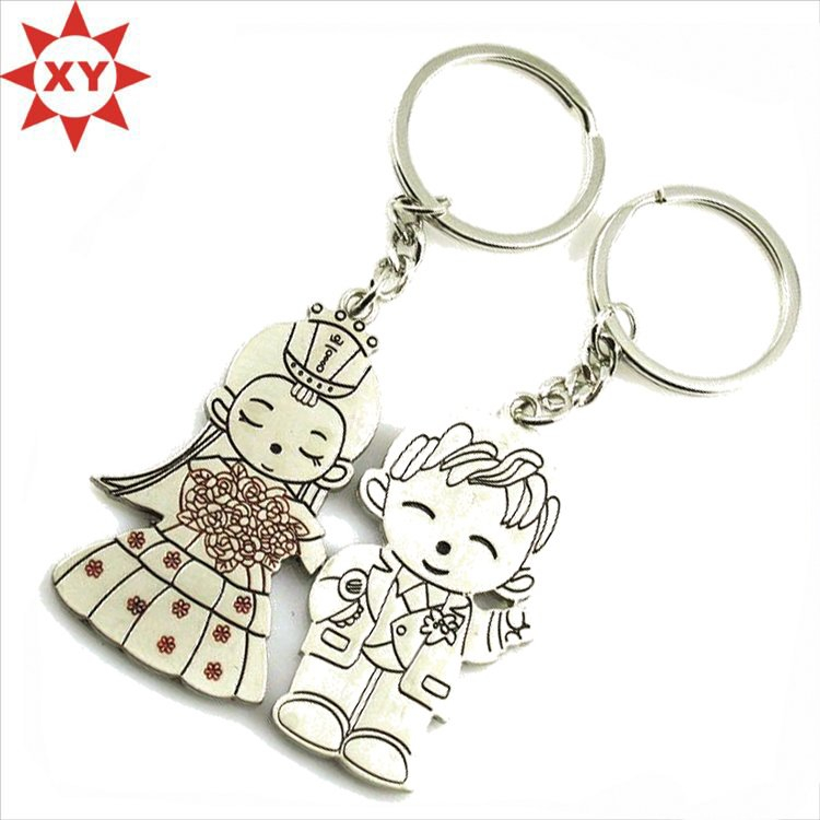 Colorful Personalized Various Boy Girl Couple Keychain