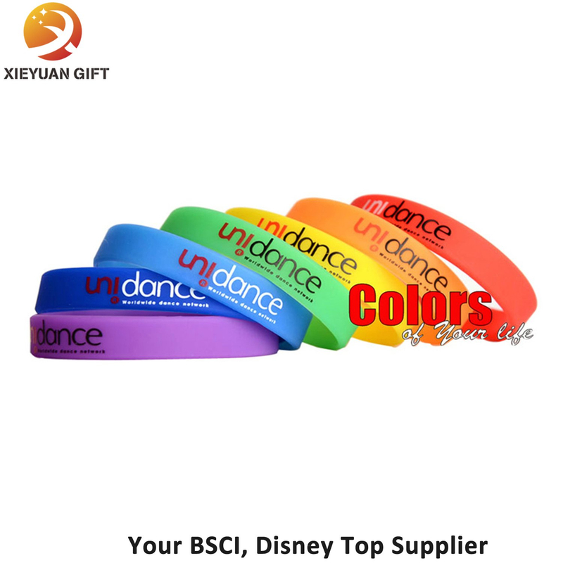 7PCS 7 Colors 21cm Wristbands Silicon Bracelets for Kid Party Gift