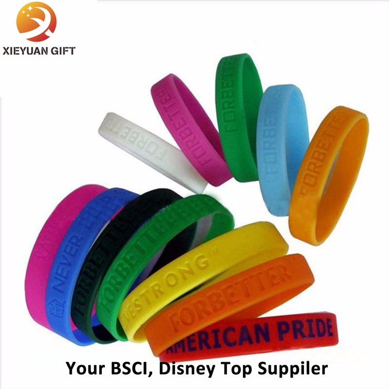 Made in China PVC Silicone Bracelet Wedding Gifts