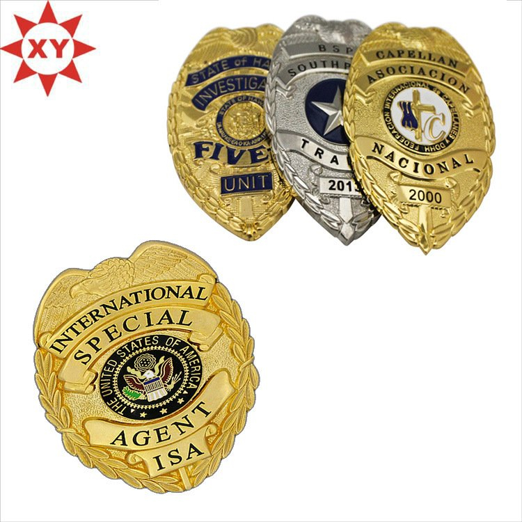 3D Engraved Metal Badges with Your Logo