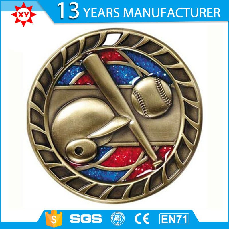 Custom Metal Souvenir Baseball Coin for Club