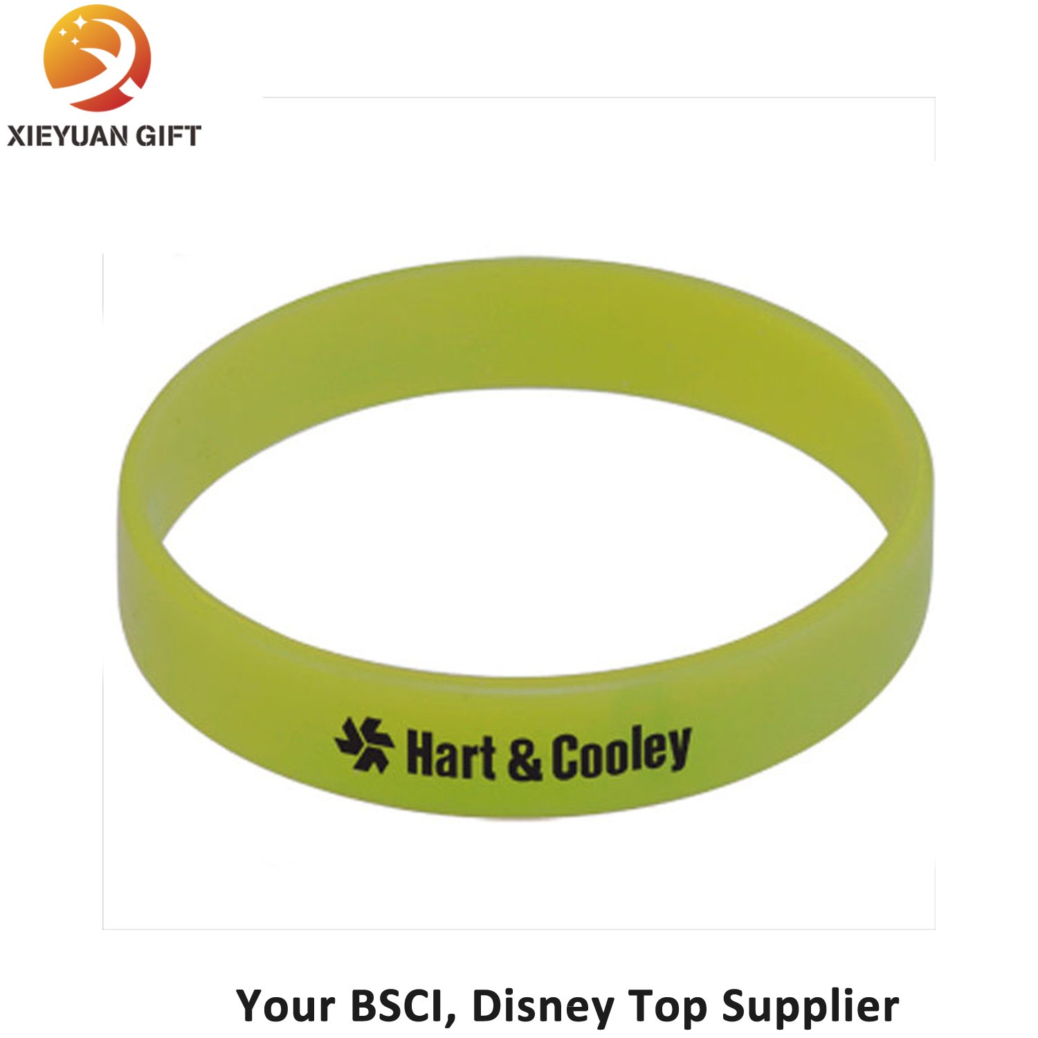 Green Silicon Wristband Size for Adults with Written