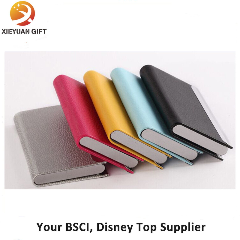 Hot Sell Leather Crafts Business Card Holder for Woman