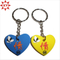 Factory Couple Key Rings Rubber for Promotion Gift (XY-MXL72804)