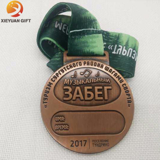 Hot Sale Silver Metal Medals with Engraved