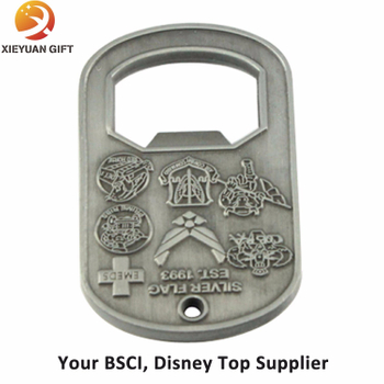 New Products 3D Engraved Metal Opener with Your Design