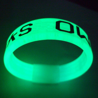 Glow Silicone Bands, Rubber Wristbands,