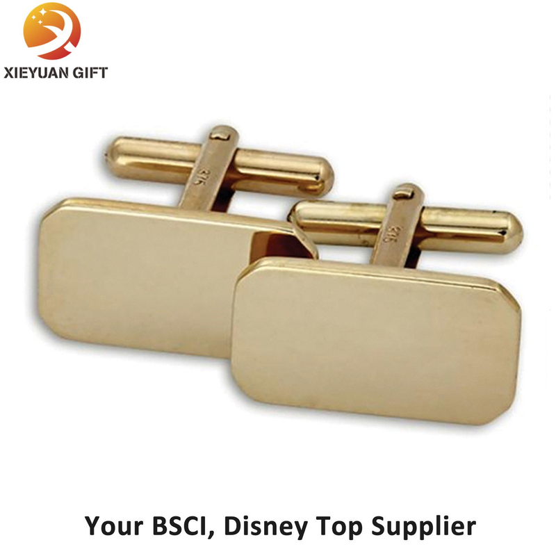 Wholesale Gold Plated Stainless Steel Cufflink