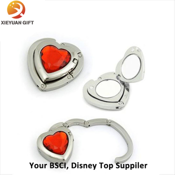 Customized Bag Hanger with Red Rhinestone