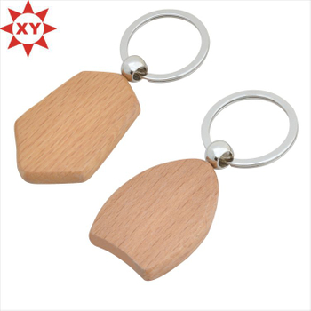 Wooden Promotion Wall Key Holder with Key Ring