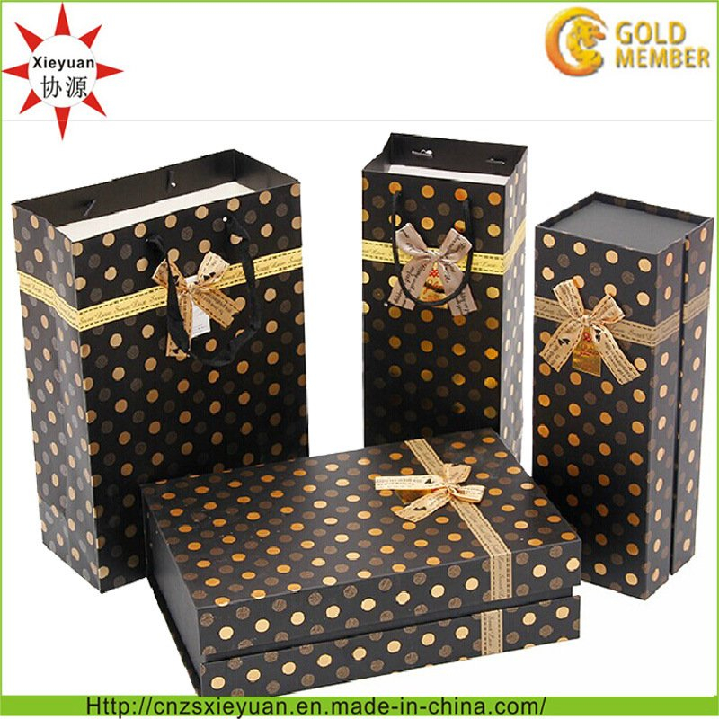 High Quality Custom Paper Gift Bag and Box