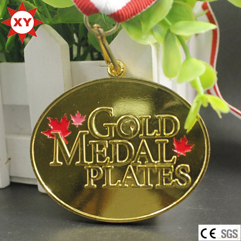Hot Sell Brass Gold Plated Medals (XYmxl100802)