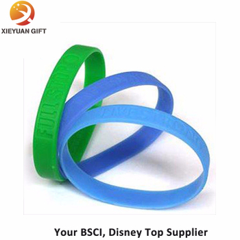 Blue Silicone Wristbands Replacement Activity Bracelet Sport Wristband