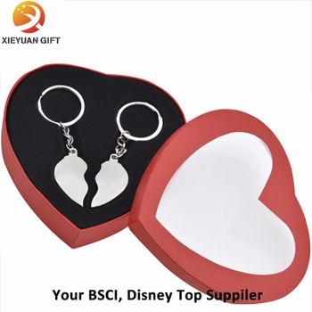 Professional Design Novelty Lover Keychain with Box