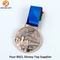 Custom Cheap 3D Engraved Gold Medal with Inner Cut out