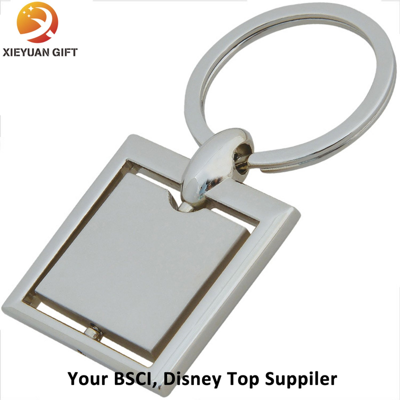 Factory Supply Rotation Metal Keychain Keyring