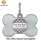 Flower Shape Aluminum Dog Tag